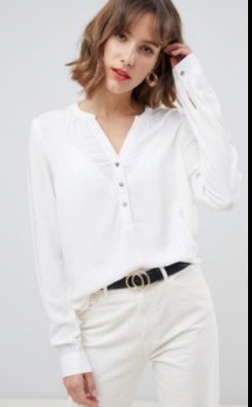 Esprit Camicette: ESPRIT L XL /NP65CHF Viscose Bluse Weiss – Nuovo (secondo la descrizione) da Kölliken venduto da Prscoo
