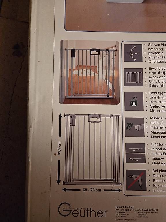 Tutto per la sicurezza: Geuther Treppenschutzgitter – Usato da Hüntwangen venduto da Obi140488 1