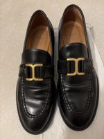 Chloé Loafer aus Leder schwarz Grösse 41 guter Zustand