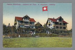 1914, PENSION BLÜMLISALP - GOLDIWIL, R. STEGMANN-SCHÄRLIG