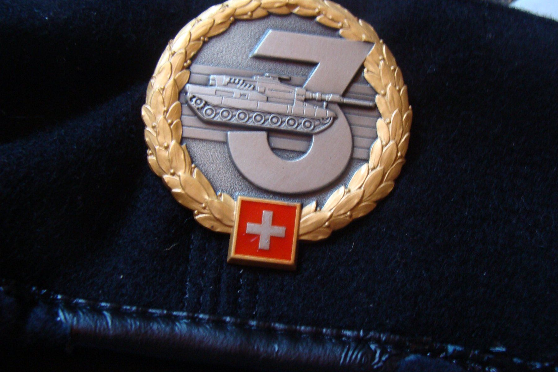 Schweizer Armee Placchette & Badge: Insigne d'officier et instructeur, panzer 3 – Usato da Cuarny venduto da hen_g7hn