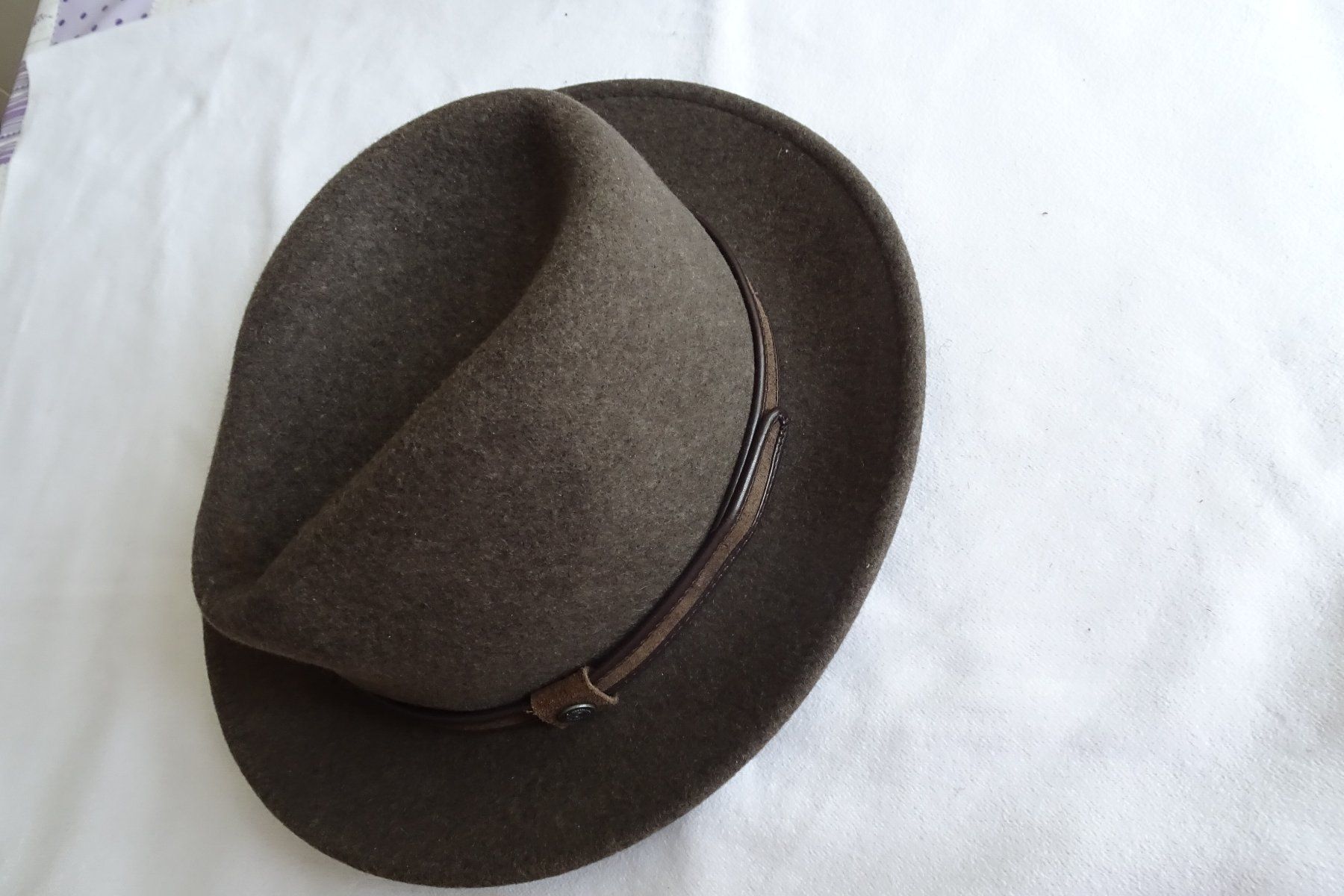 Copricapi, berretti & cappellini: edler Bugatti Hut aus Wolle Gr. 56, braun – Usato da Strengelbach venduto da schmetterling20 1