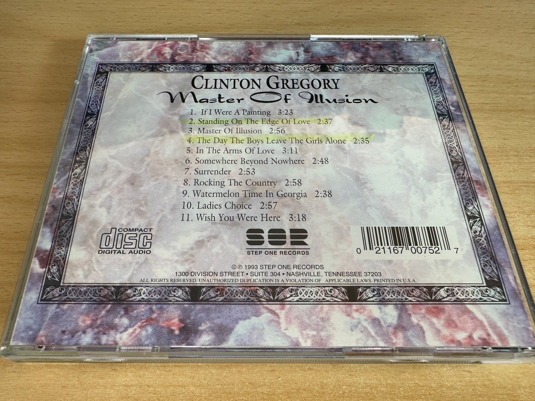 CDs: Clinton Gregory – Master Of Illusion – Gebraucht aus Rikon im Tösstal von Alpenmutz 1