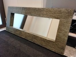Grosser Spiegel mit Steinrahmenoptik, Shabby Chic Look, 
