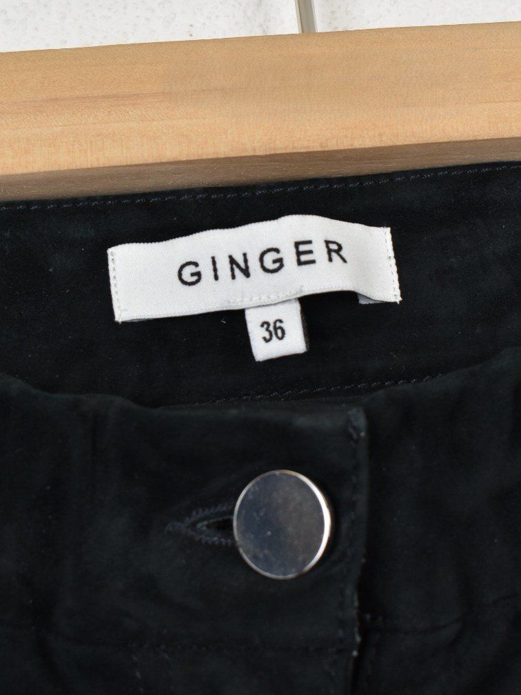 Pantaloni: Ginger Lederhose, Wildleder, schwarz, Grösse 36 – Usato da Nürensdorf venduto da 2ND_STORY 3