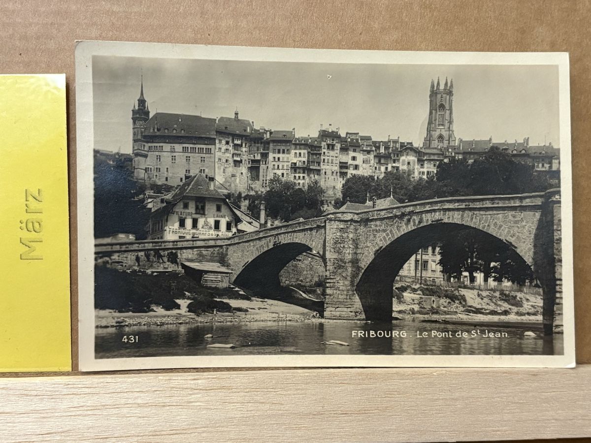 Cartoline postali: AK von Fribourg – Usato da Rümlang venduto da Kartenpost1