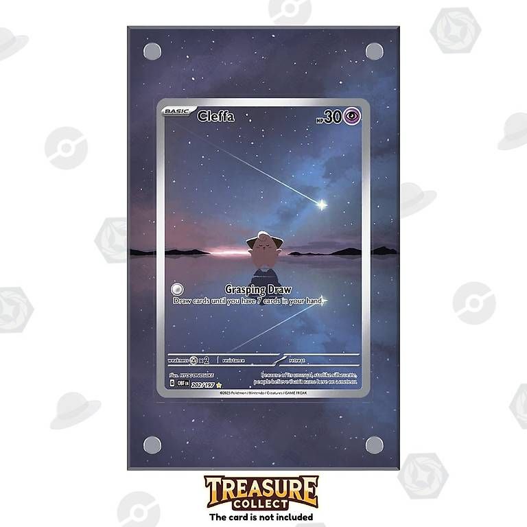 Pokémon Sammelbilder & Trading cards: Cleffa 202/197 - Pokémon Extended Artwork Display Case – Neu und originalverpackt aus Canobbio von TreasureCollect