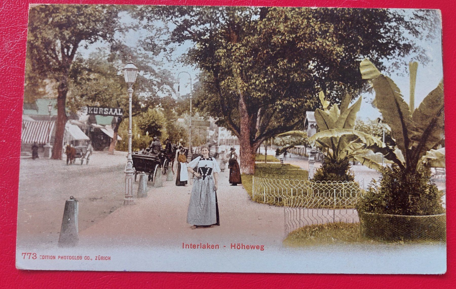 Cartoline postali: Interlaken - Höhenweg 25. Aug 1937 – Usato da St-Légier-La Chiésaz venduto da Theo005