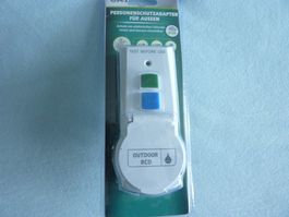 Personenschutzadapter für Aussensteckdose