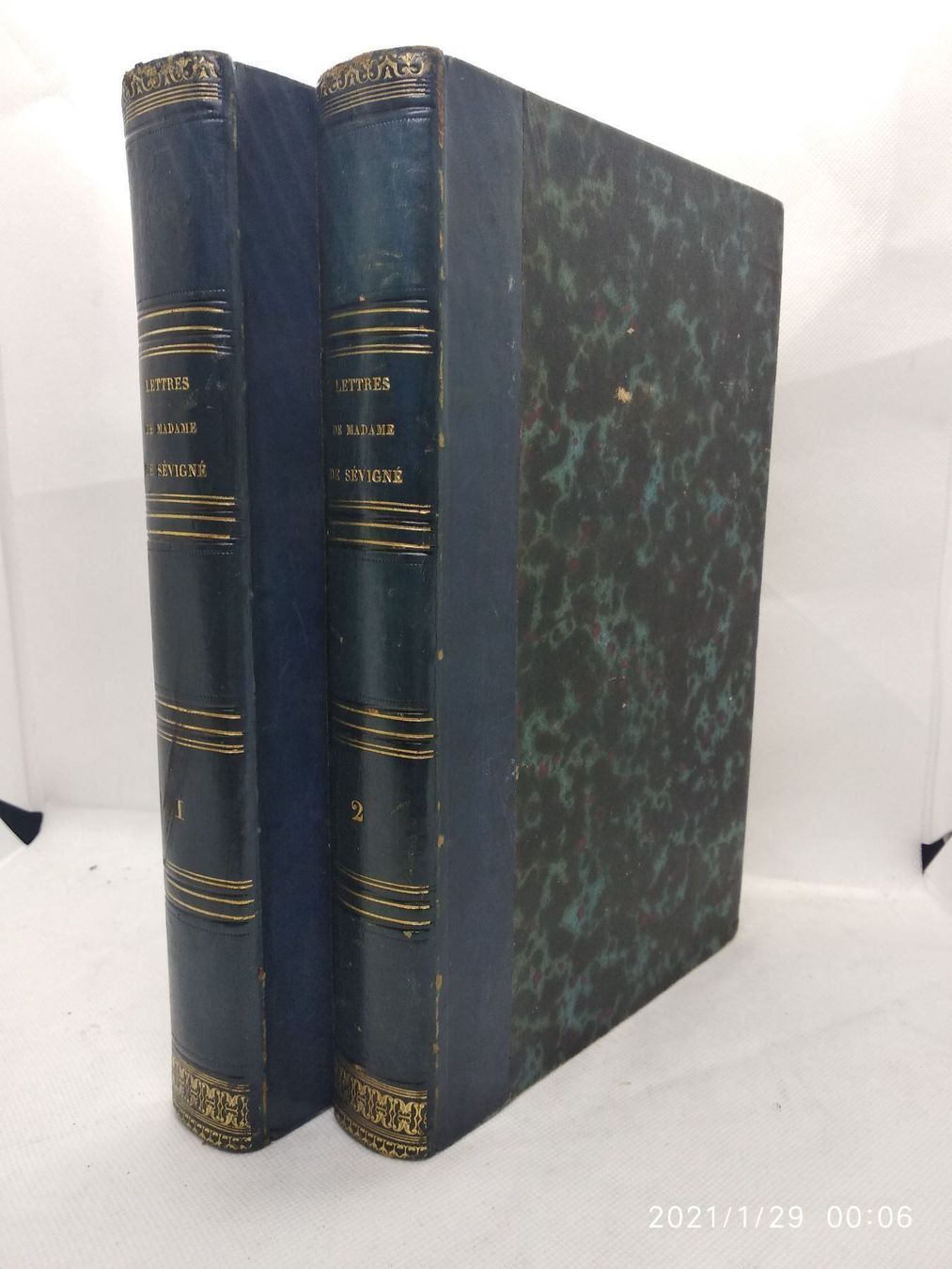 Bücher: DE SEVIGNÉ - LETTRES - 1838 – Gebraucht aus Goldach von Gaip 1