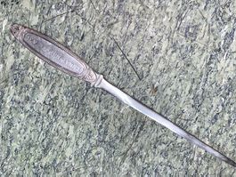 Brieföffner Ebnat-Kappel Bürstenfabrik alt antik vintage