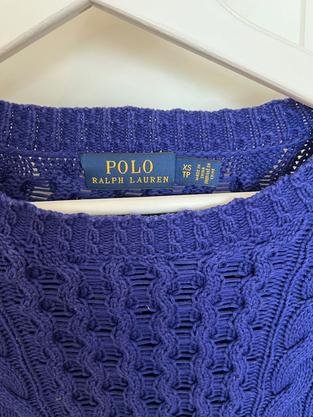 Polo Ralph Lauren Pullover & Sweatshirts: Polo Ralph Lauren Strickpullover, Gr. XS, Blau – Neu (gemäss Beschreibung) aus Biel-Benken BL von csr_b6dz 2