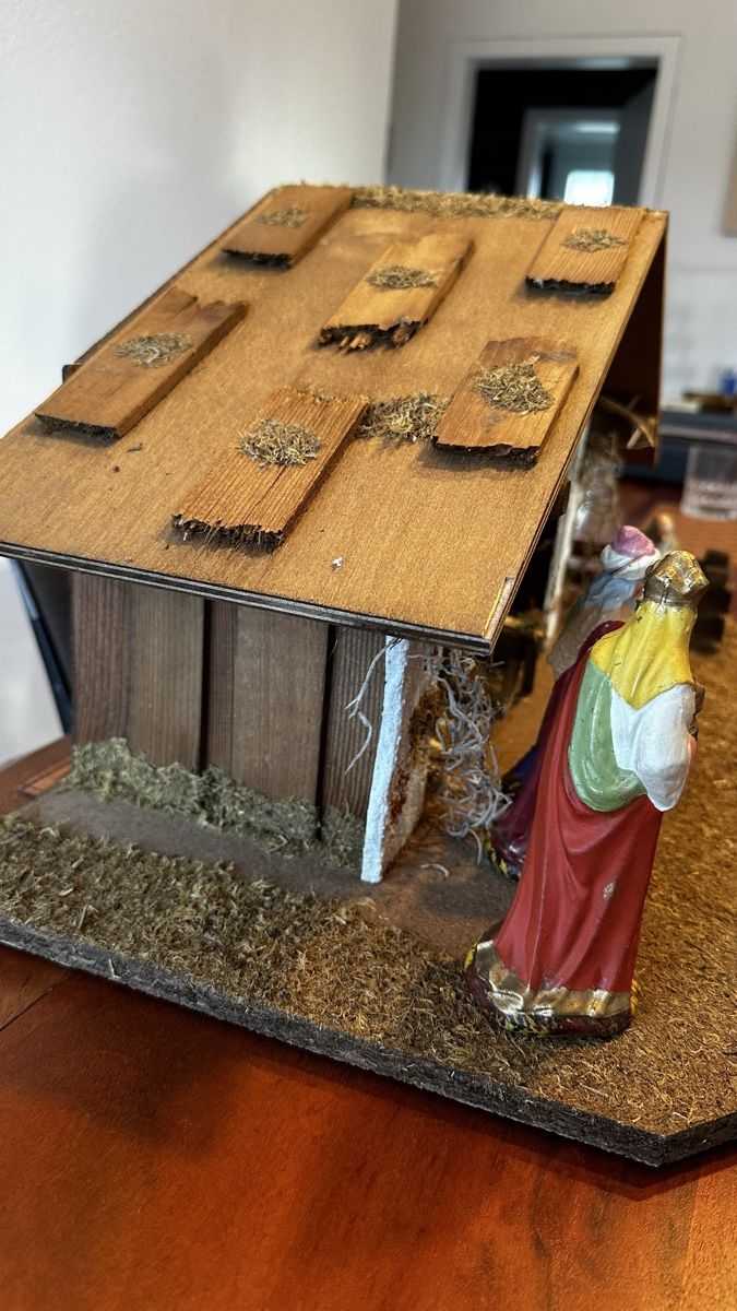 Tutte le decorazioni: Weihnachtskrippe aus Holz mit Figuren – Usato da Schönenbuch venduto da marisli80 1