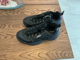 Schwarze FILA Schuhe, Grösse 44  guter Zustand