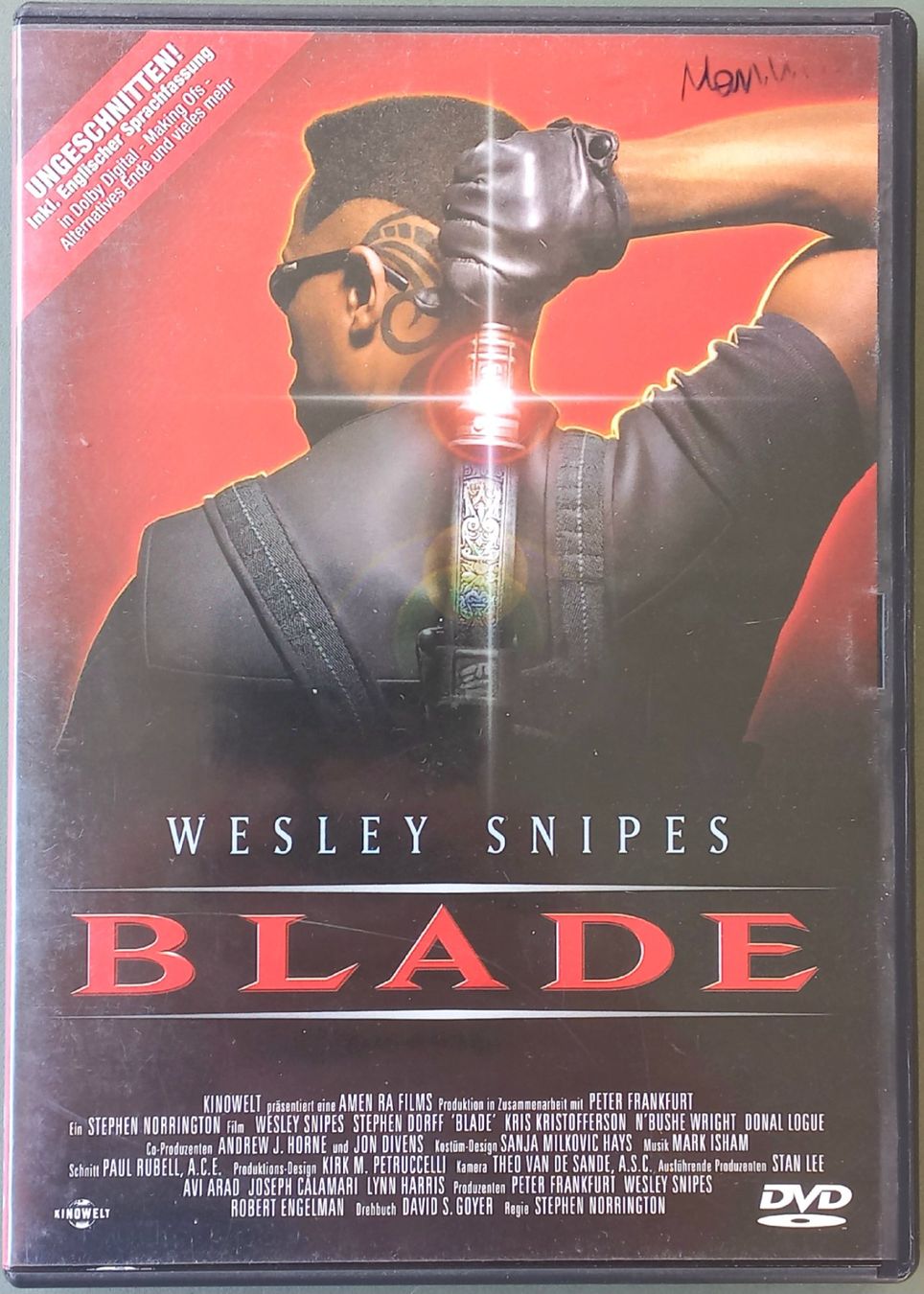 Tutti i DVDs: DVD D/E - Blade - Wesley Snipes – Usato da Niederuzwil venduto da lubimaja