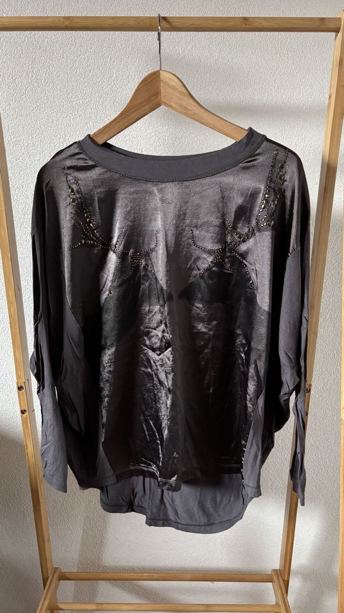 Camicette: Bluse, grau, einzigartig, Gr. 36 – Usato da Vilters venduto da Sidsel_M