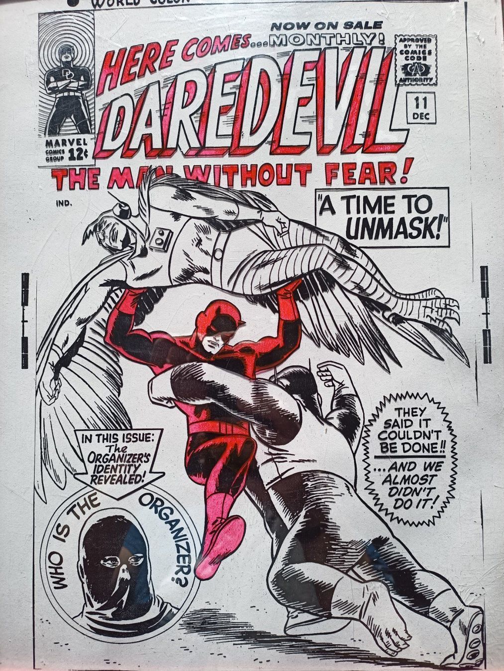 Fumetti: Bob Powell "Daredevil Cover Dec. 1965" – Usato da Schwerzenbach venduto da oldthings79 1