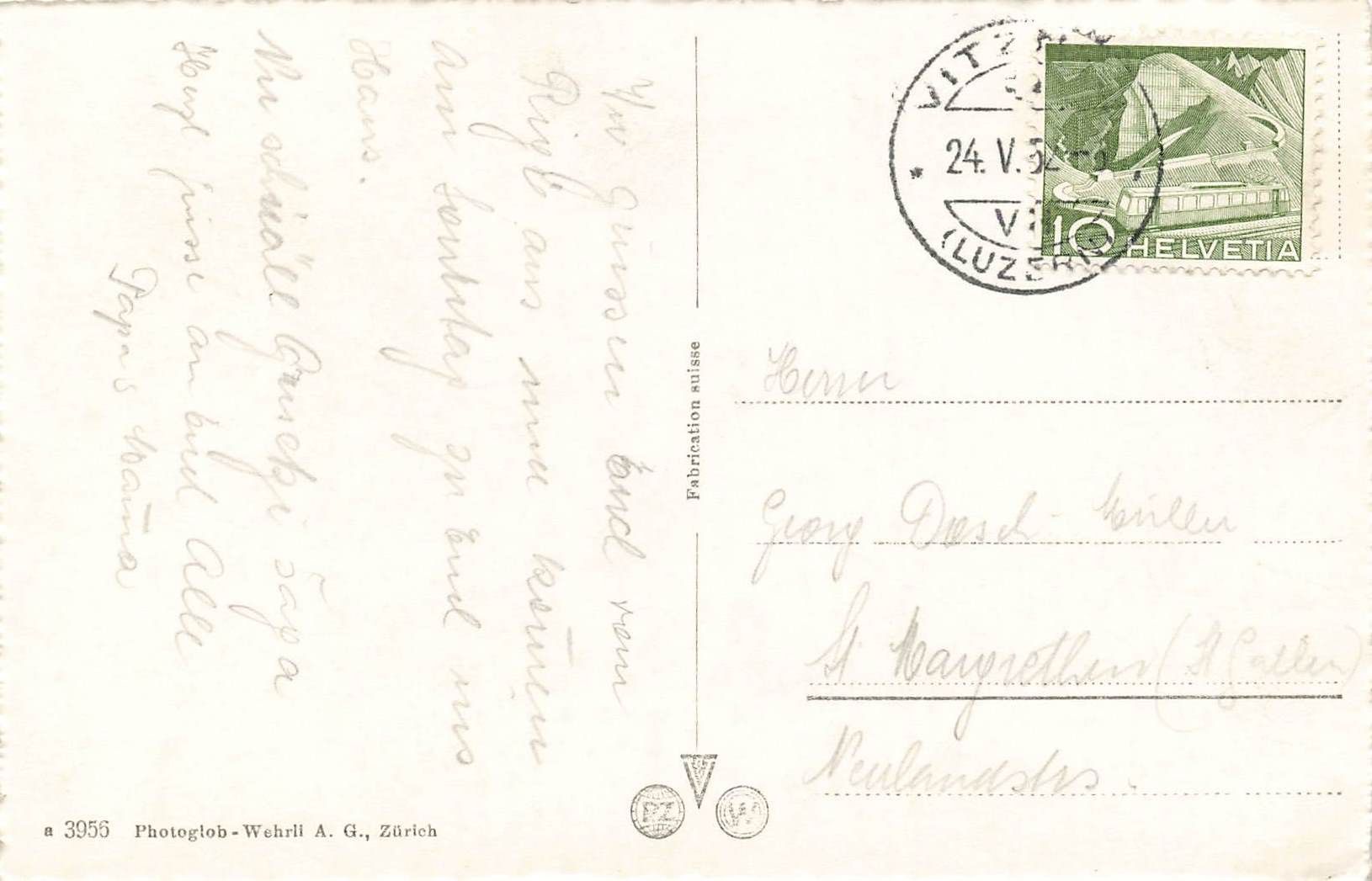 Cartoline postali: Rigi kulm – Usato da Biasca venduto da Blenio71 1