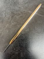 Vintage Mienenbleistift Metall Goldfarben ca. 11,8 cm