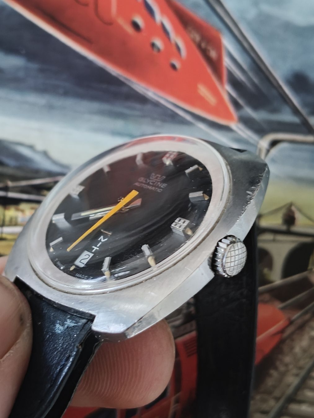 Glycine Orologi: Glycine Compressor Automatic Day Date Vintage 38mm – Usato da Bern venduto da Churchfield 5