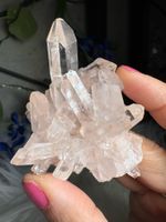 Rosa Quarz-Cluster