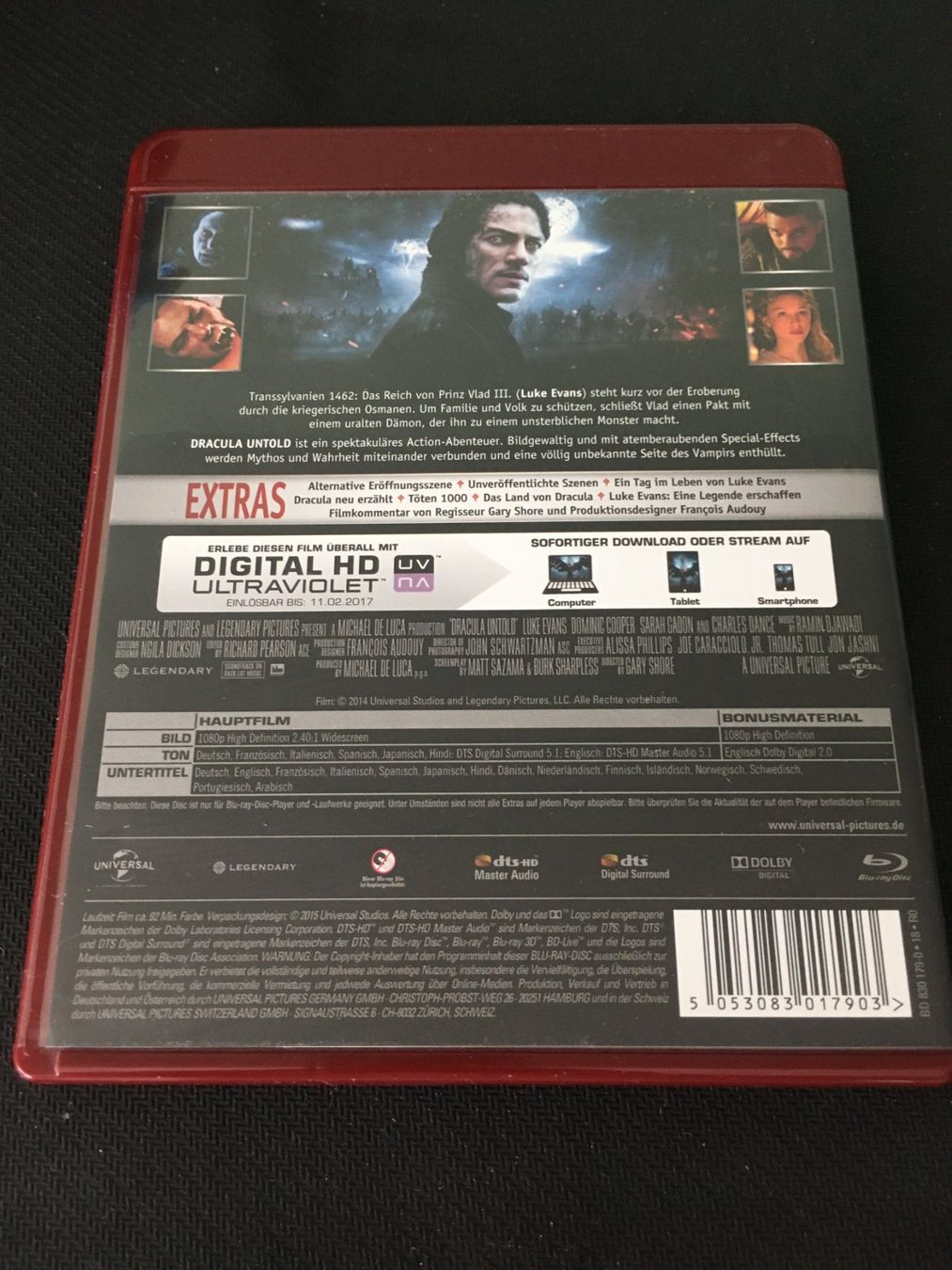 Tutti i DVDs: Dracula untold [Blu-ray] – Usato da St.Gallen venduto da MedienJoe 1