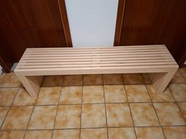 Sitzbank Holz Lamellen neu 150cm