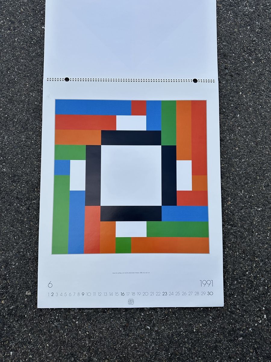 Foto & Immagini: Max Bill Kalender 1991 – Usato da Zürich venduto da frauflufelberg 4