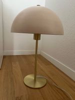 Rosane Tischlampe (inklusive Glühbirne)
