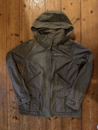 Columbia Damen Jacke olivfarben mit Kapuze Grösse Xl