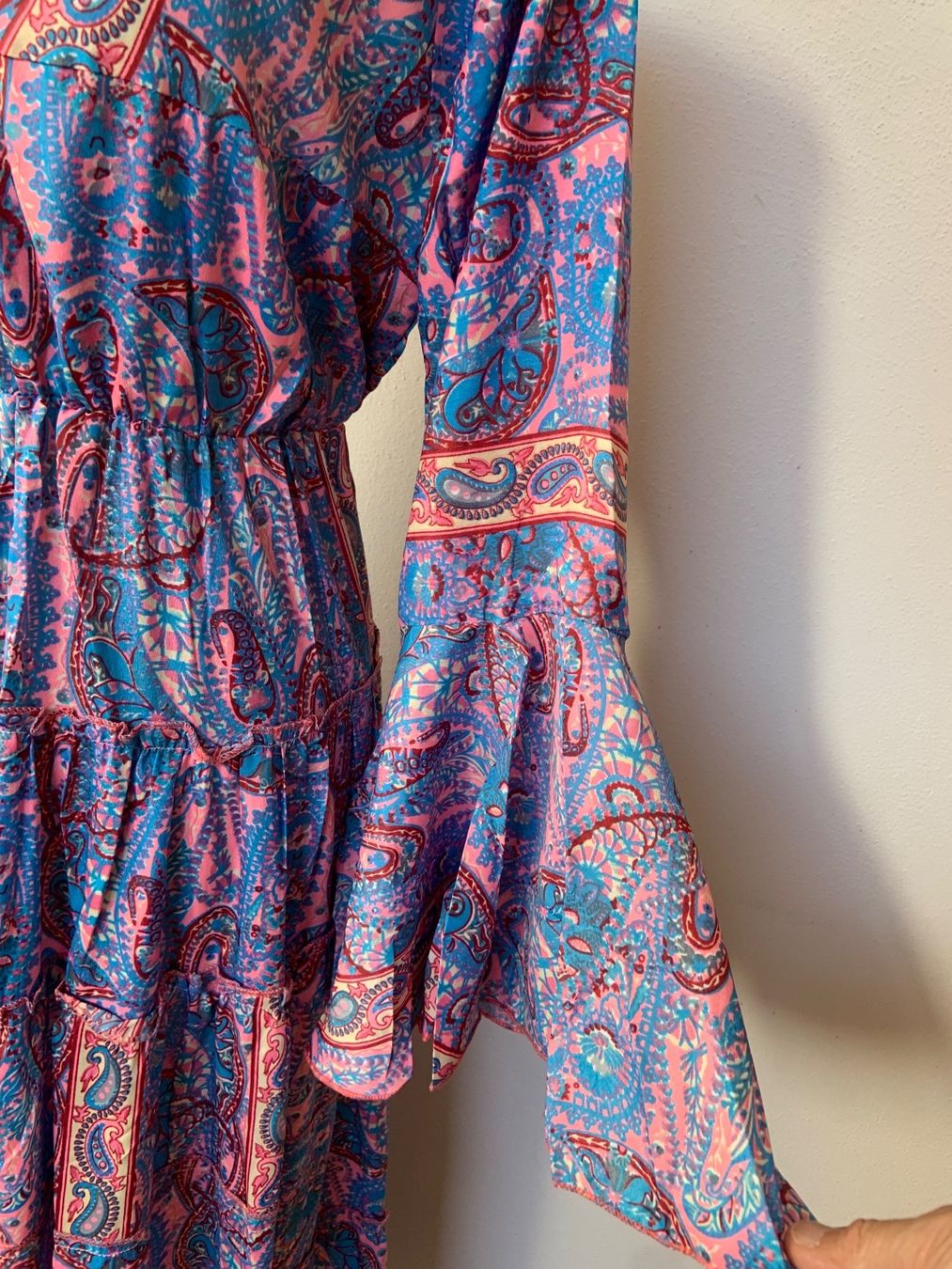 Kleider: Boho Maxistufenkleid aus Seide – Neu (gemäss Beschreibung) aus Sigriswil von ck56 5