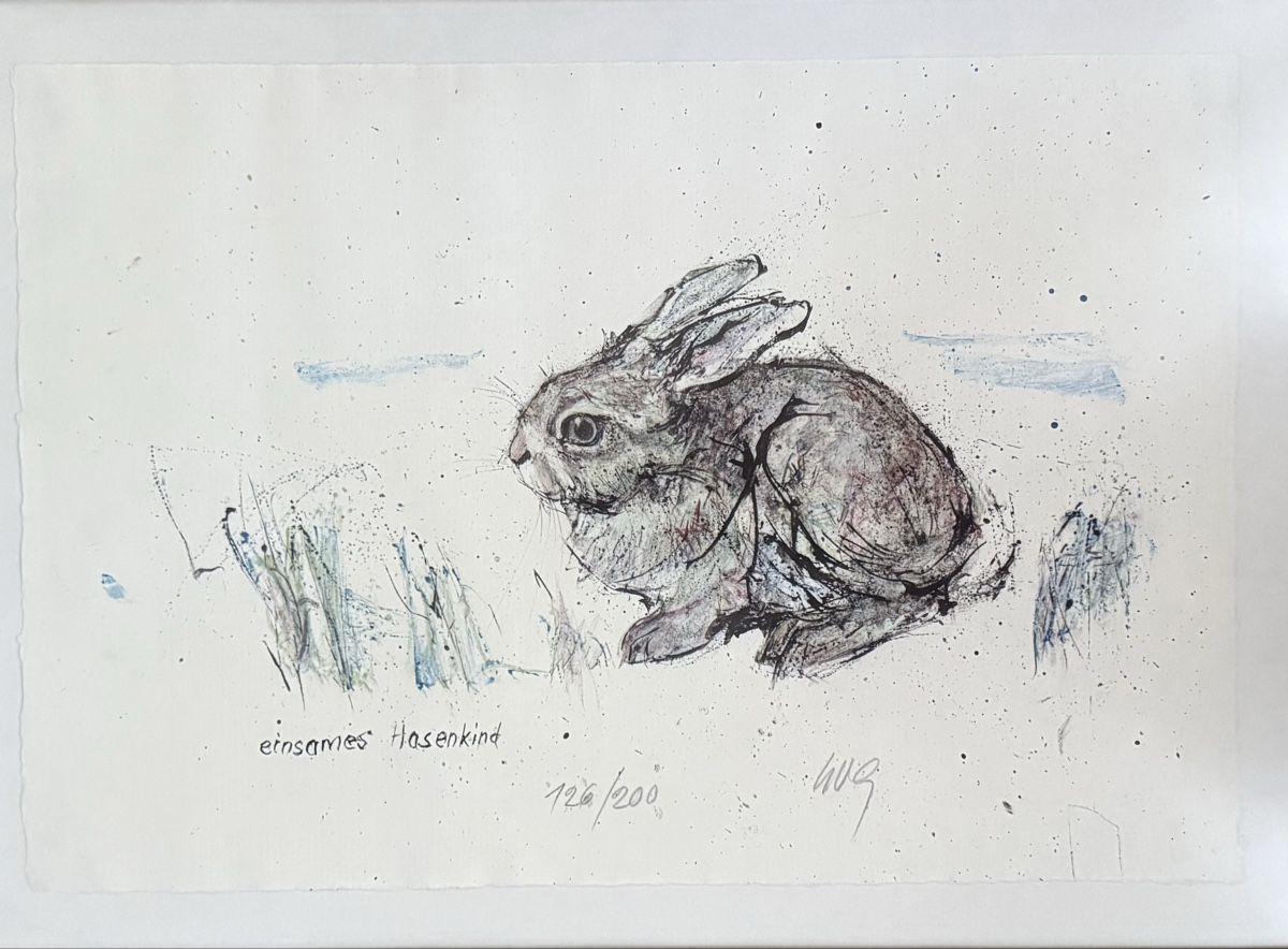 Grafiken & Lithographien: Fritz Hug Hasenkind – Gebraucht aus Bern von kabinettstueck 1