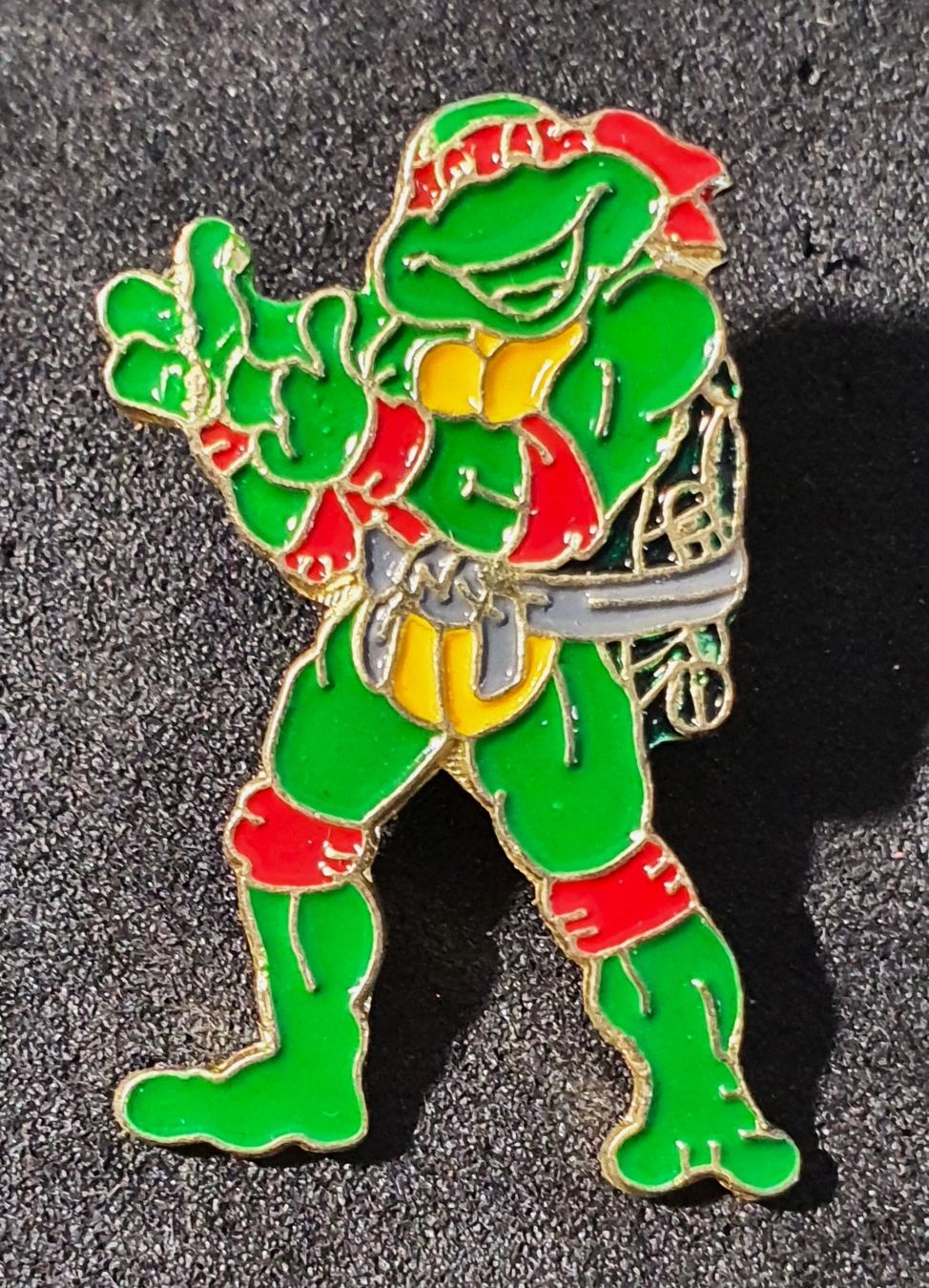 Placchette & Badge: BB816 - Pin Ninja Turtles Raphael – Usato da Reinach BL venduto da Boston-Verkauf