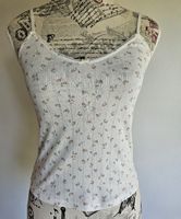 Top h&m Gr. S, weiss mit Blümchen