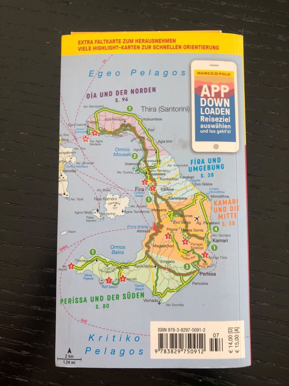 Libri: Marco Polo Reiseführer Santorini – Usato da Büren SO venduto da Nuri09 1