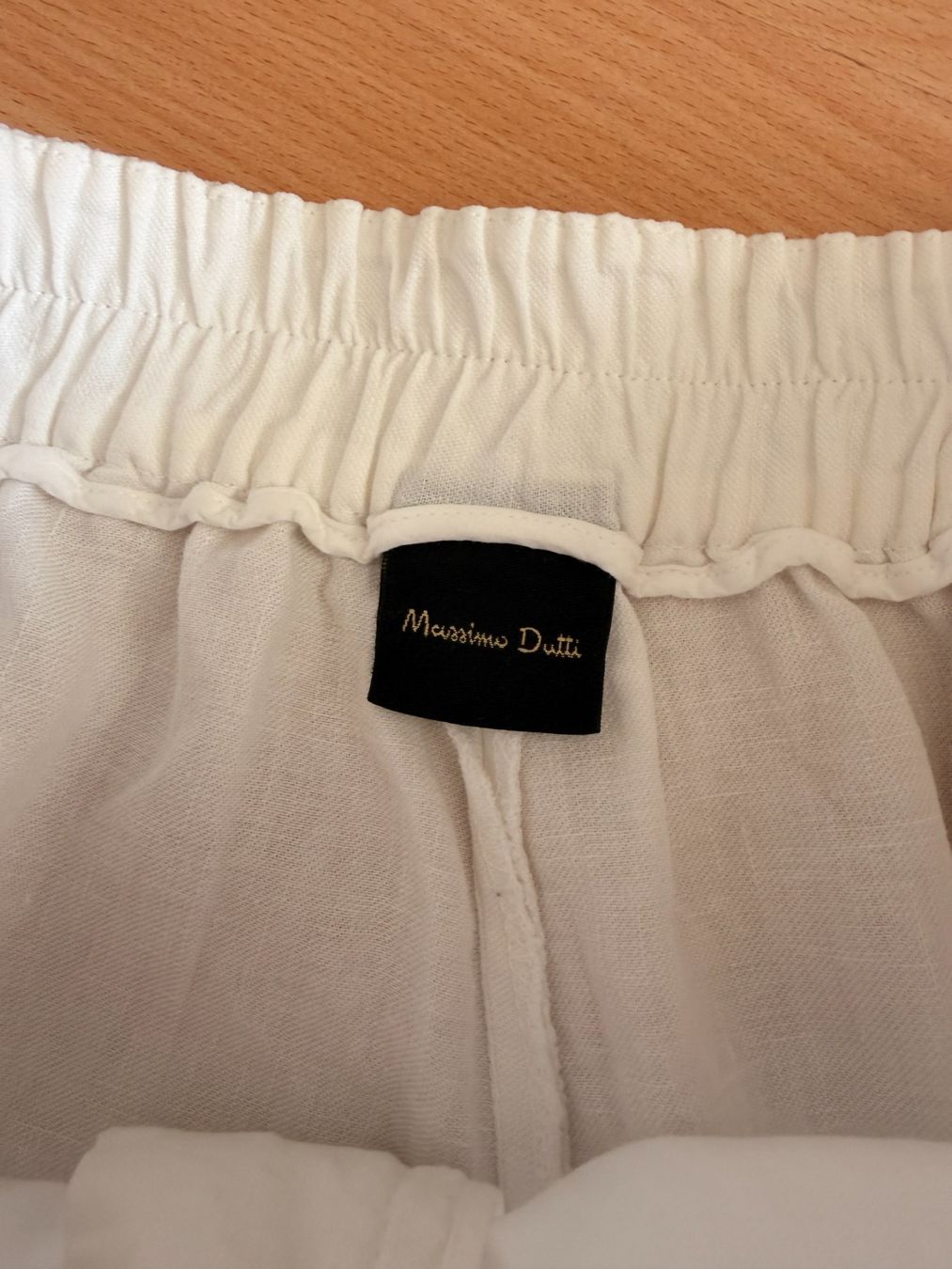 Pantaloni: Massimo Dutti Leinenhose Weiss – Usato da Männedorf venduto da jad_l7jg 2