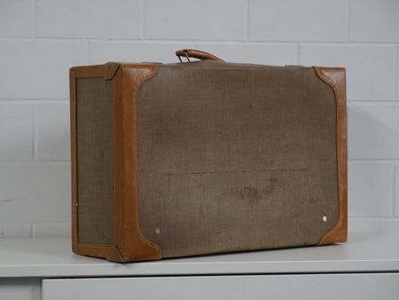 Reisekoffer aus den 1950er Jahren