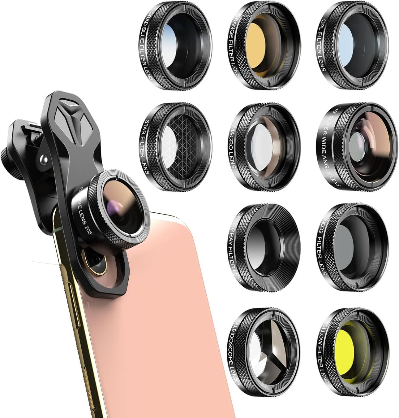 Obiettivi: 11-in-1 Handy Kamera-Objektiv Set – Nuovo e nell'imballaggio originale da Châtelaine venduto da topshop.switzerland 9