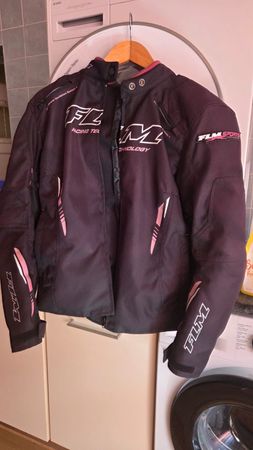 FLM Motorradjacke Damen Gr. L (44–46) – Touringjacke schwarz
