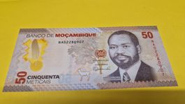 Mozambique 50 Meticais Banknote, Neuwertig, 2024