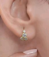 Boucles d'oreille argent avec diamants de moissanite 0,2 ct