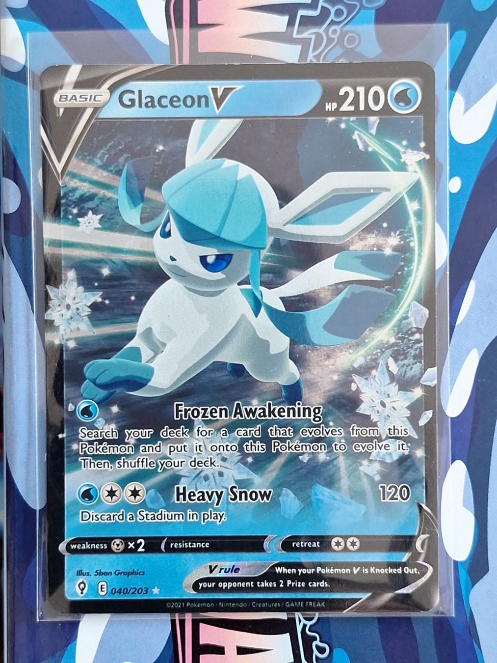 Pokémon Carte collezionabili: Glaceon V - Evolving Skies - #4 – Usato da Altstätten SG venduto da GGsGameshop