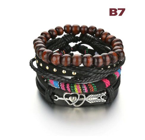 Bracciali & Braccialetti: Herren Leder Armband – Usato da Liestal venduto da OMAROSHOP