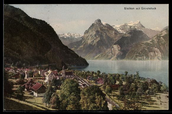 Cartoline postali: AK Sisikon, Gesamtansicht – Usato da Berlin venduto da bartko-reher