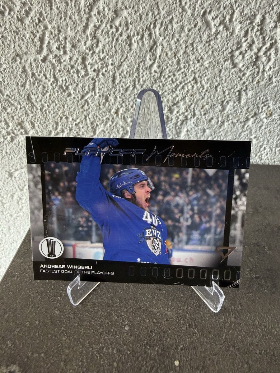 Sportzoo Sammelbilder & Trading cards: Andreas Wingerli - playoff moments  – Neu und originalverpackt aus Réchy von Leeroy1998