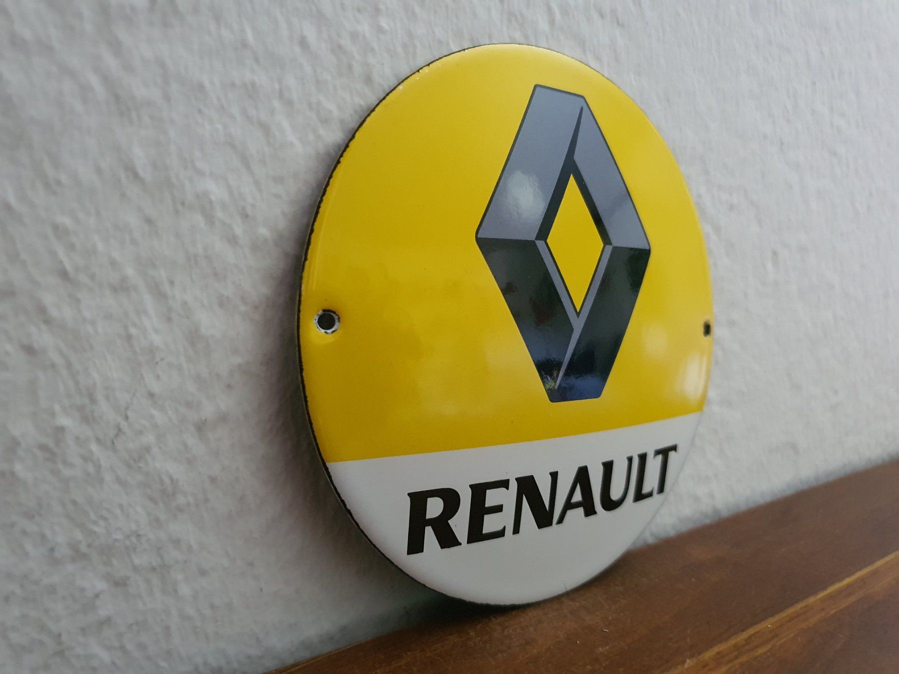 Insegne: Emailschild Renault Auto Logo Werkstatt Emaille Schild Retro – Nuovo (secondo la descrizione) da Schaffhausen venduto da pfanis09 4