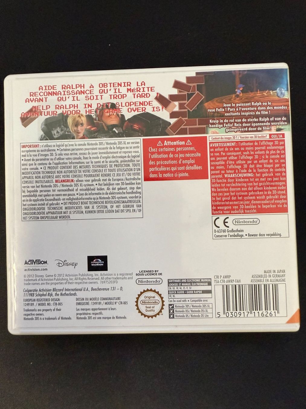 Disney Giochi: Nintendo 3DS - Disney Wreck-it Ralph – Usato da Pont-de-la-Morge venduto da Darfal 2