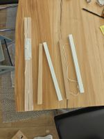 Unused, new Poster frame wooden magnetic strips