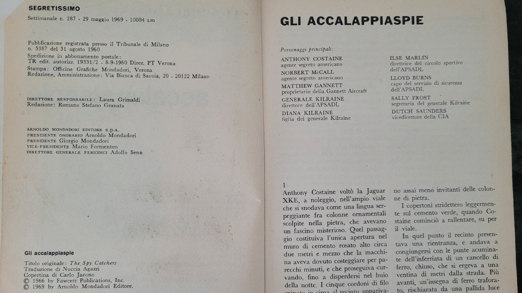 Libri: Gialli - Segretissimo anni 60/70 – Usato da Suhr venduto da Fritz28 6