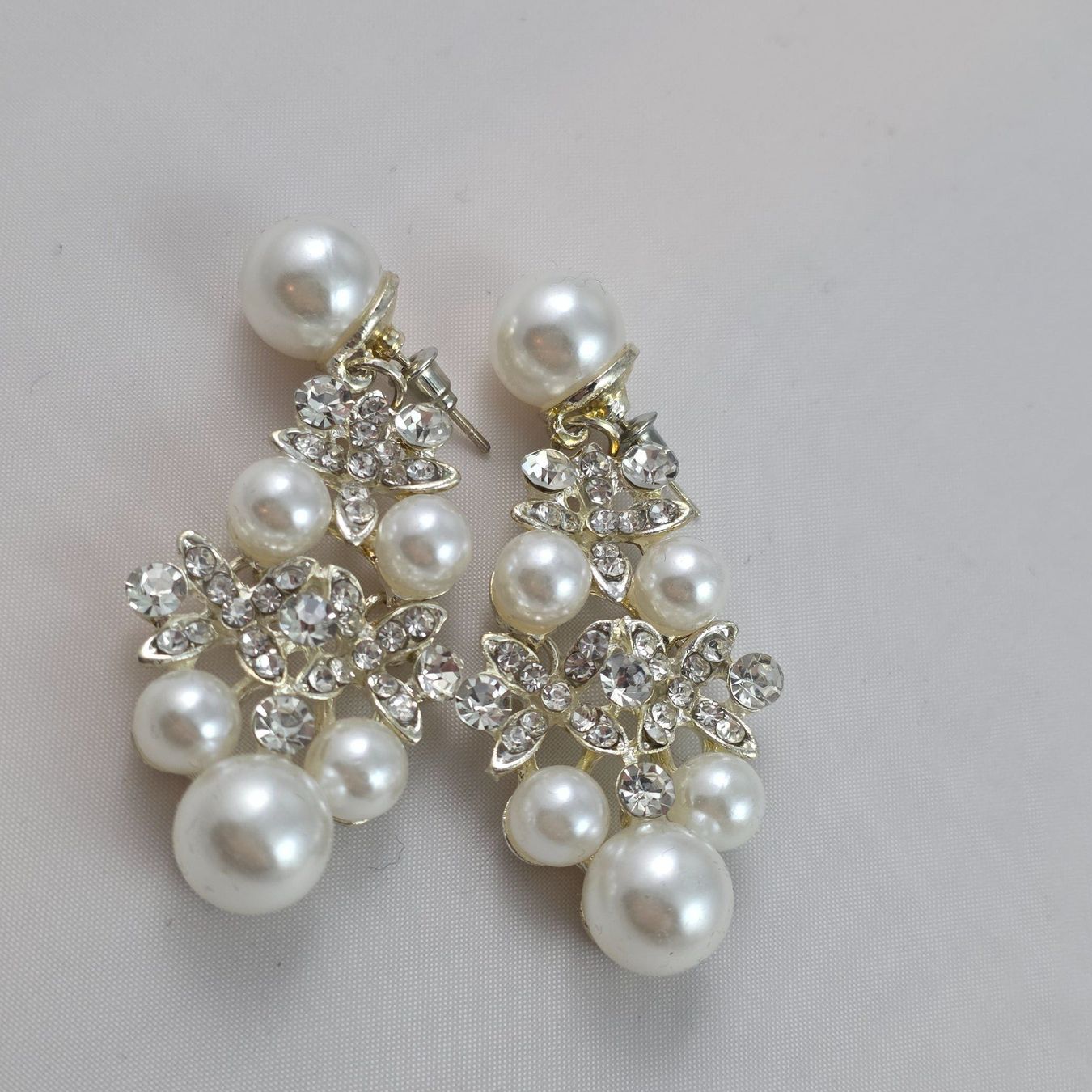 Orecchini pendenti & Orecchini a lobo: Elegante Ohrstecker Perlen Strass        650 – Usato da Wald ZH venduto da Martin79 4